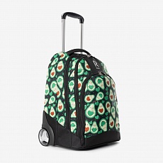 Сумка-рюкзак на колесиках RUNA Avocado