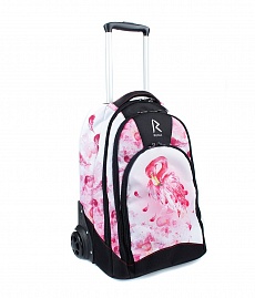 Сумка-рюкзак на колесиках RUNA Фламинго