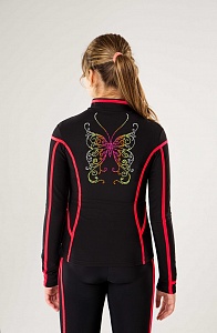 Женская кофта SilverSkate с бабочкой Рубин