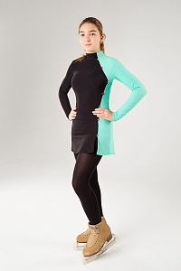Женское платье для фигурного катания SilverSkate Шанель Мята