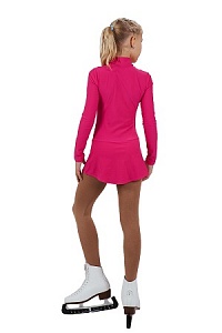 Женское платье для фигурного катания SilverSkate Капля Фуксия