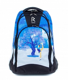 Сумка-рюкзак на колесиках RUNA Зимний сад Blue
